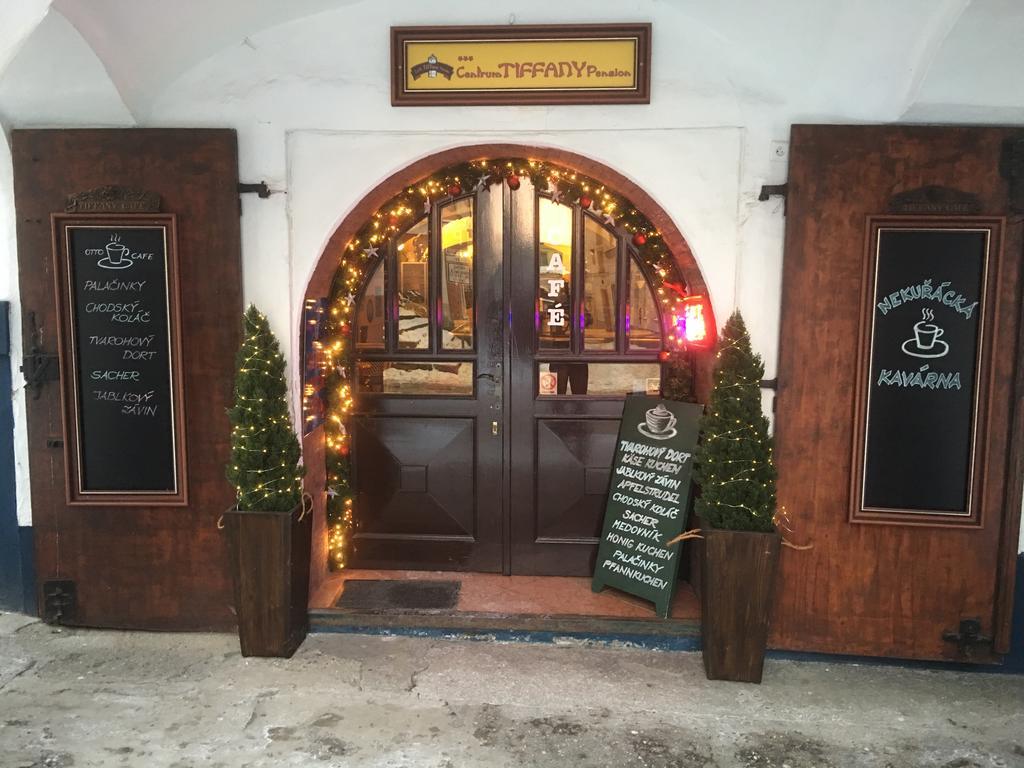 Centrum Tiffany Pension Domazlice Bagian luar foto